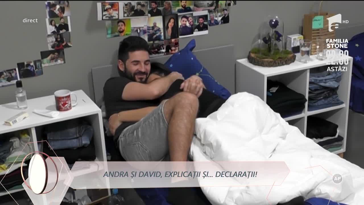 Andra, declarație de dragoste pentru David: "Te iubesc!"