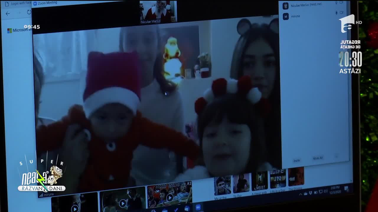 Moş Crăciun vine şi online