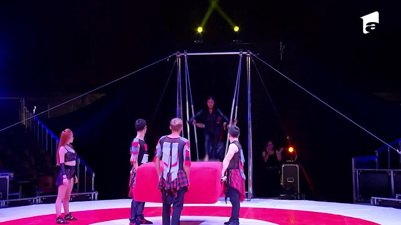 Poftiți la circ 2020, ediția 8. Daniela Crudu, număr periculos la circ! Ce a putut să facă în aer