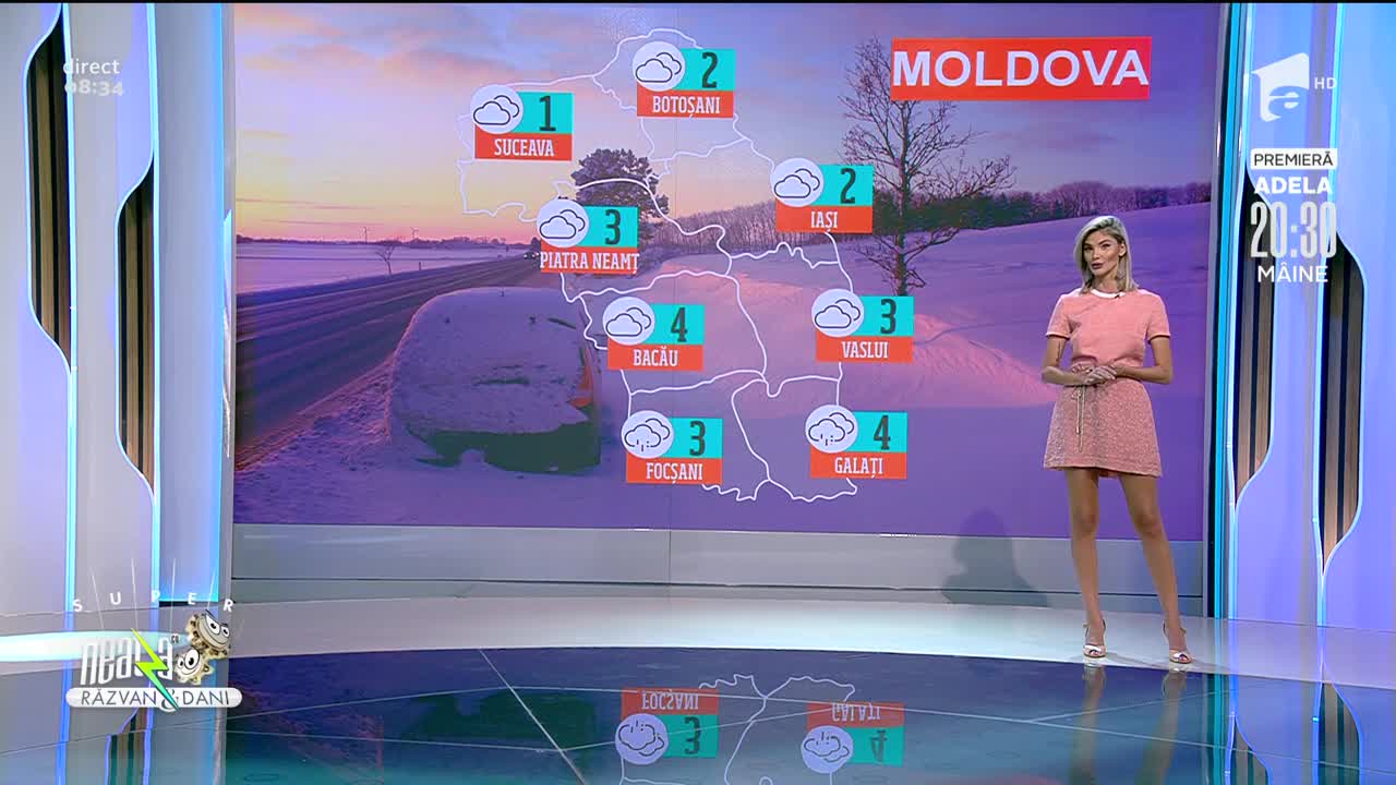 Prognoza Meteo, 13 ianuarie 2021. Cerul va fi mai mult noros. Unde se anunță precipitații