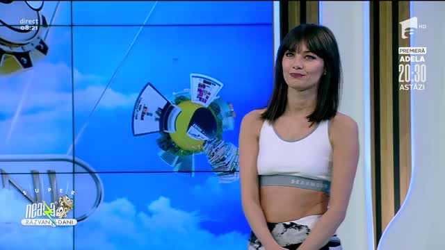 Antrenament intens pentru tot corpul. Fitness cu Diana Stejereanu, la Neatza cu Răzvan și Dani