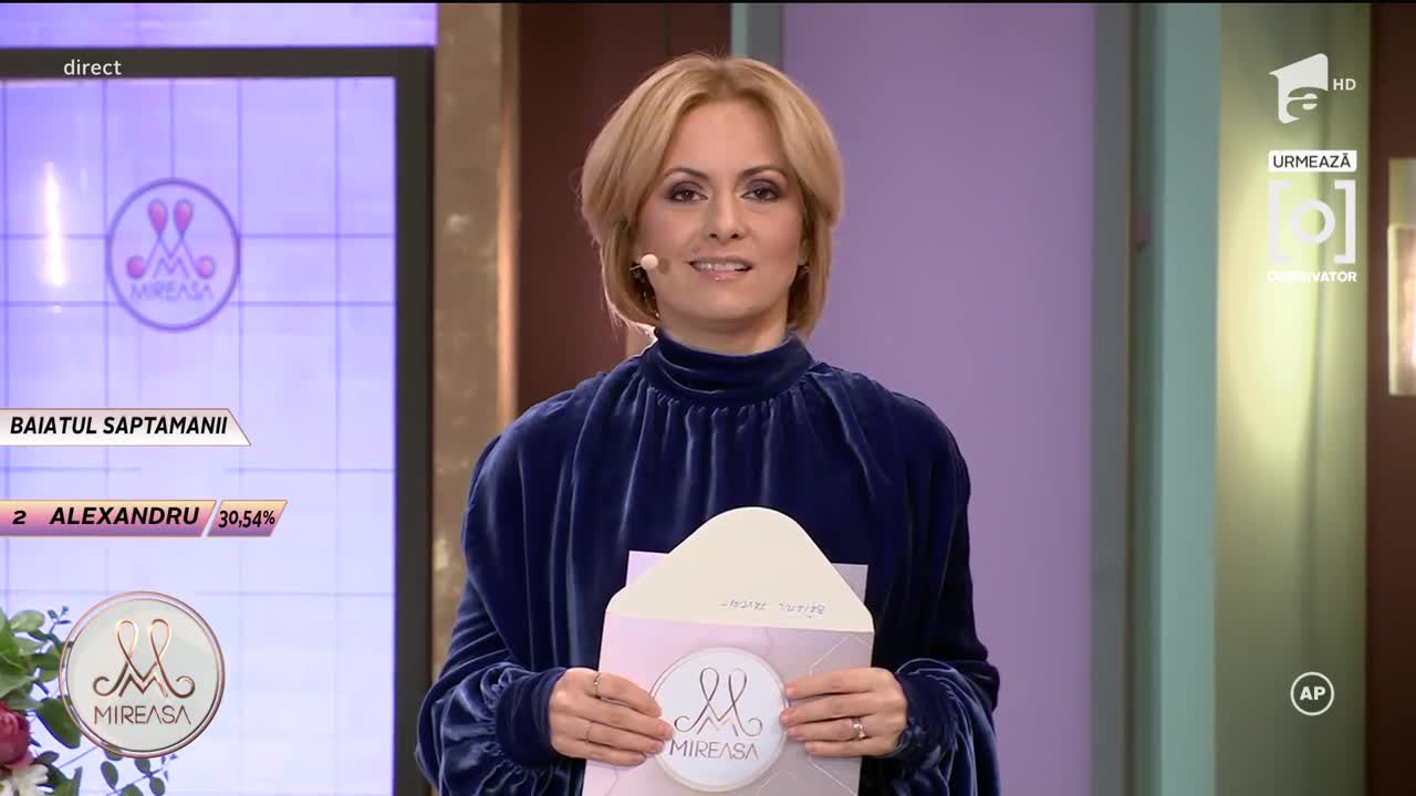 Doamna Mia, Claudia și Mihai, preferații săptăm&acirc;nii. Iată clasamentul complet
