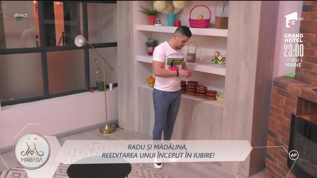 Radu și Mădălina, un cuplu "adamic" &icirc;n casa Mireasa