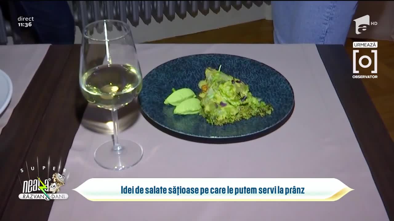 Idei de salate sățioase pe care le putem servi la pr&acirc;nz