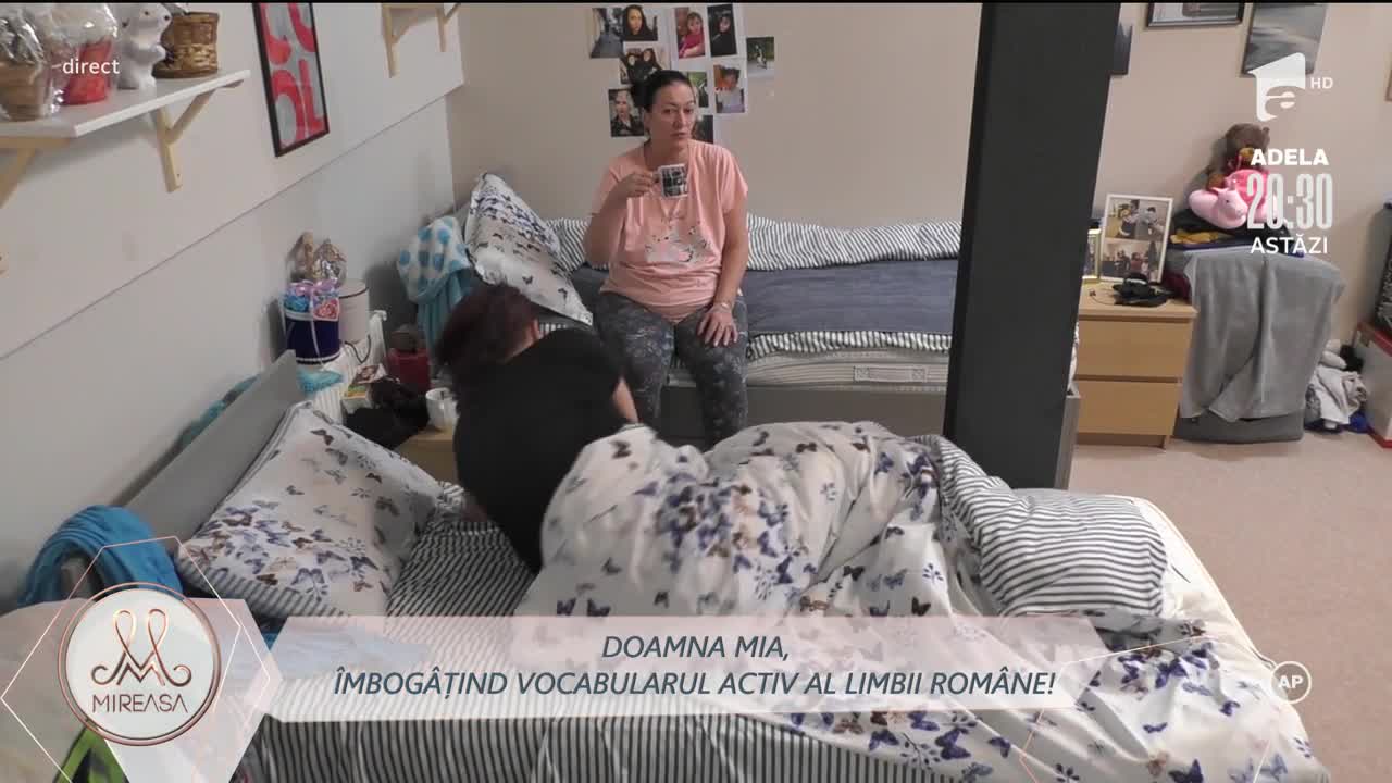 Un somn liniștit, o iluzie deșartă &icirc;n casa Mireasa! Camera mamelor devine c&acirc;mpul de injurii dintre doamnele Mia și Ermina