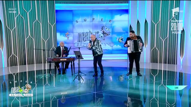 Nicolae Feraru și George Rotaru c&acirc;ntă live, &icirc;n platoul de la Neatza cu Răzvan și Dani