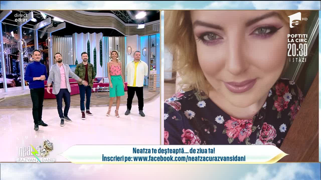 Neatza cu Răzvan și Dani te deșteaptă... de ziua ta! La mulți ani, Andreea!