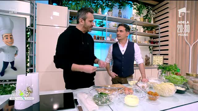 Mămăligă pe cartofi și carne la garniță,  rețeta lui Chef Nicolai Tand