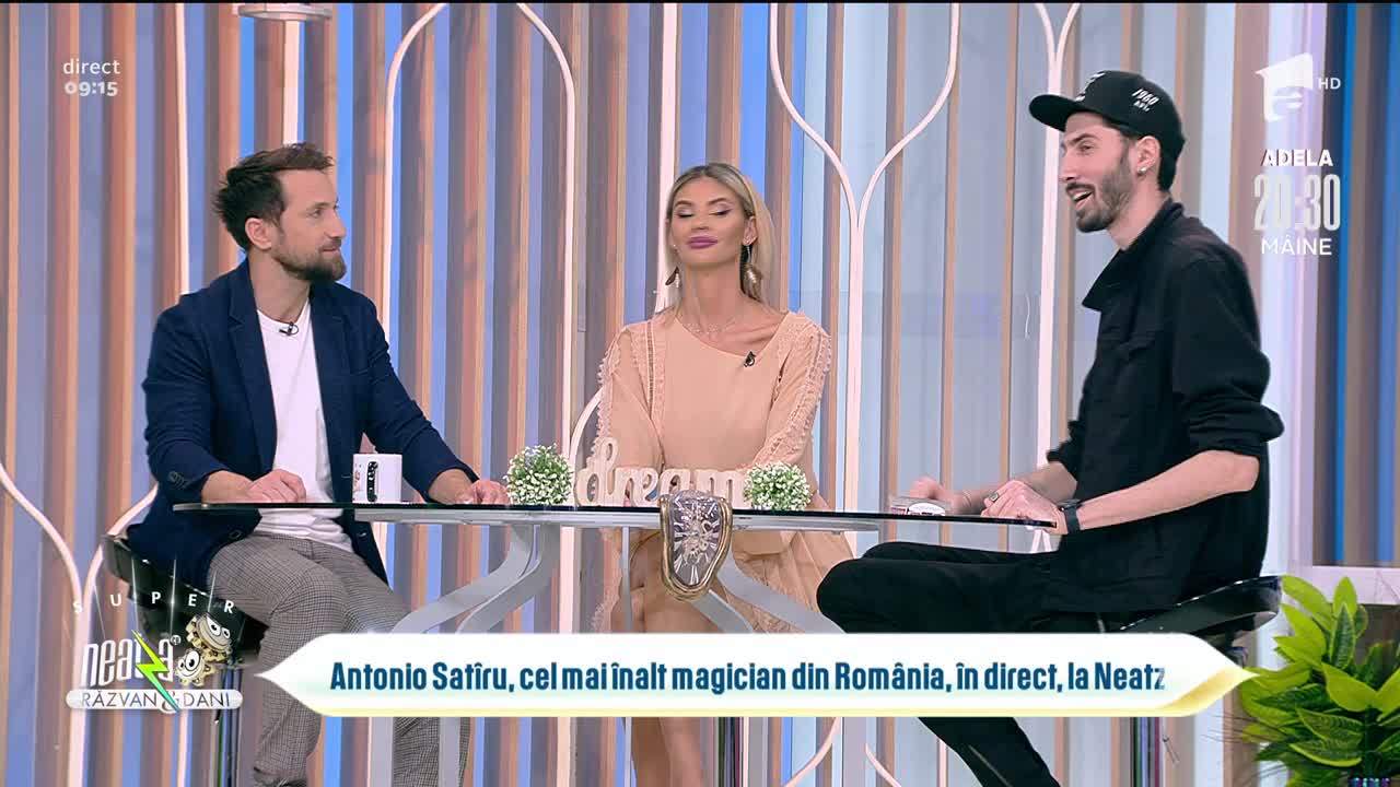 Antonio Satiru, cel mai &icirc;nalt magician din Rom&acirc;nia, &icirc;n direct, la Neatza