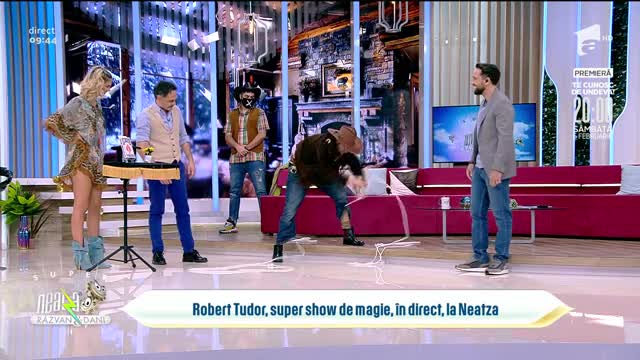 Robert Tudor, super show de magine, &icirc;n direct, la Neatza