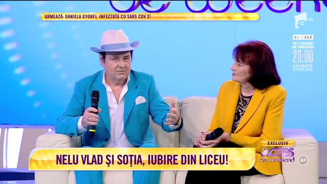 Nelu Vlad şi soţia sa, Maria, în direct, la Acces de Weekend!