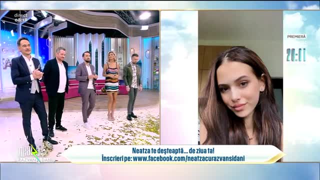 Neatza cu Răzvan și Dani te deșteaptă... de ziua ta! La mulți ani, Daniela!