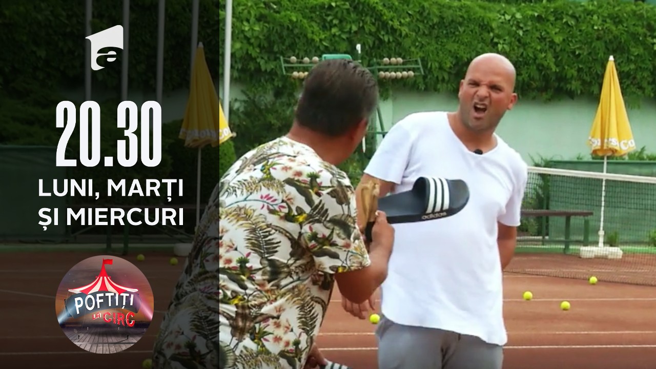 Andrei Ștefănescu și nea Marin, război pe terenul de tenis!