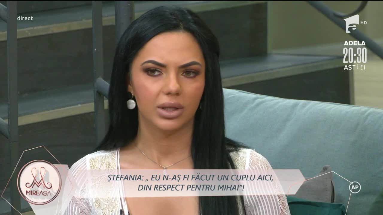 Ștefania, mai directă că niciodată: Mihai are noroc că nu l-am iubit. Aș fi vorbit altfel acum