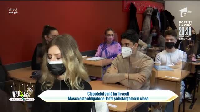 Clopoțelul sună iar &icirc;n școli! Masca este obligatorie, la fel și distanțarea &icirc;n clasă