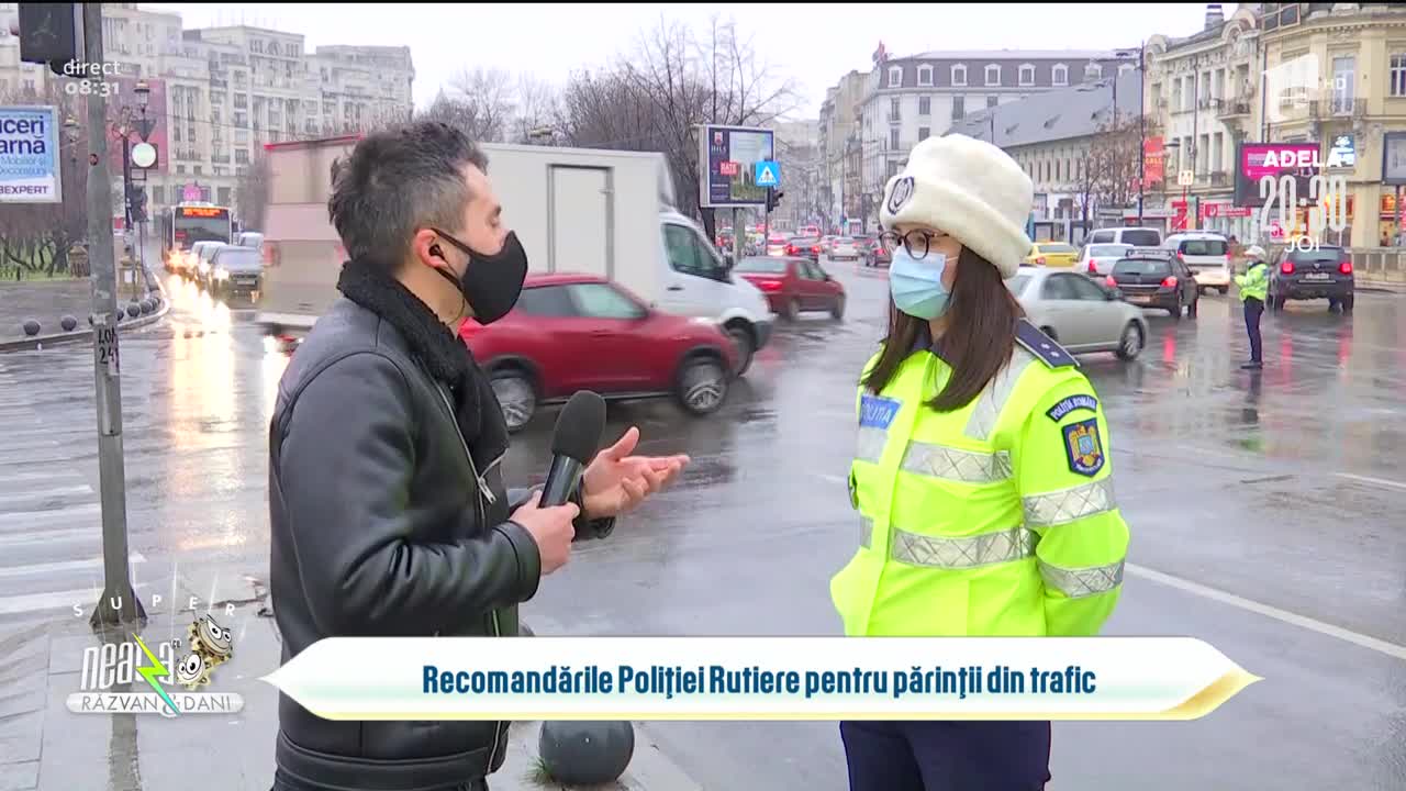 Recomandările Poliției Rutiere pentru părinții din trafic