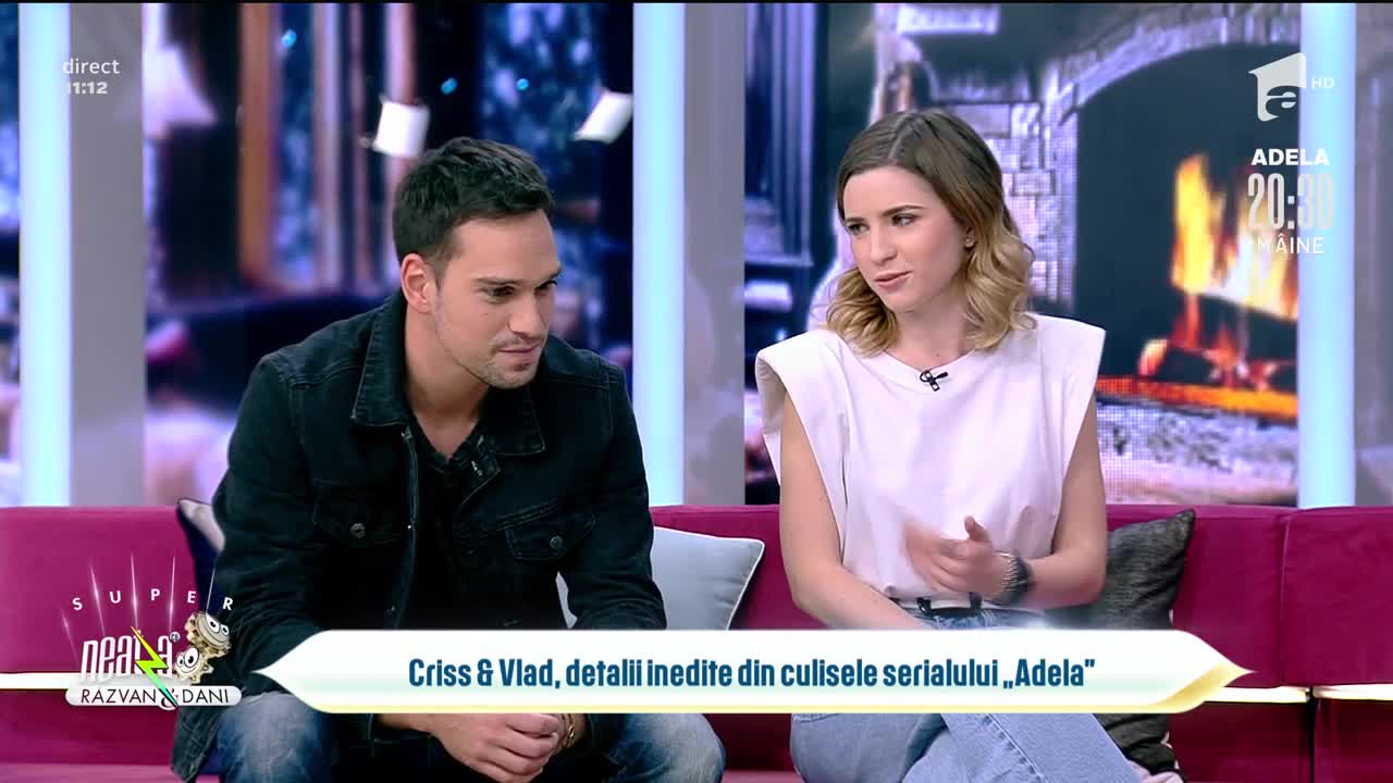 Cristina Ciobănaș și Vlad Gherman, detalii inedite din culisele serialului Adela