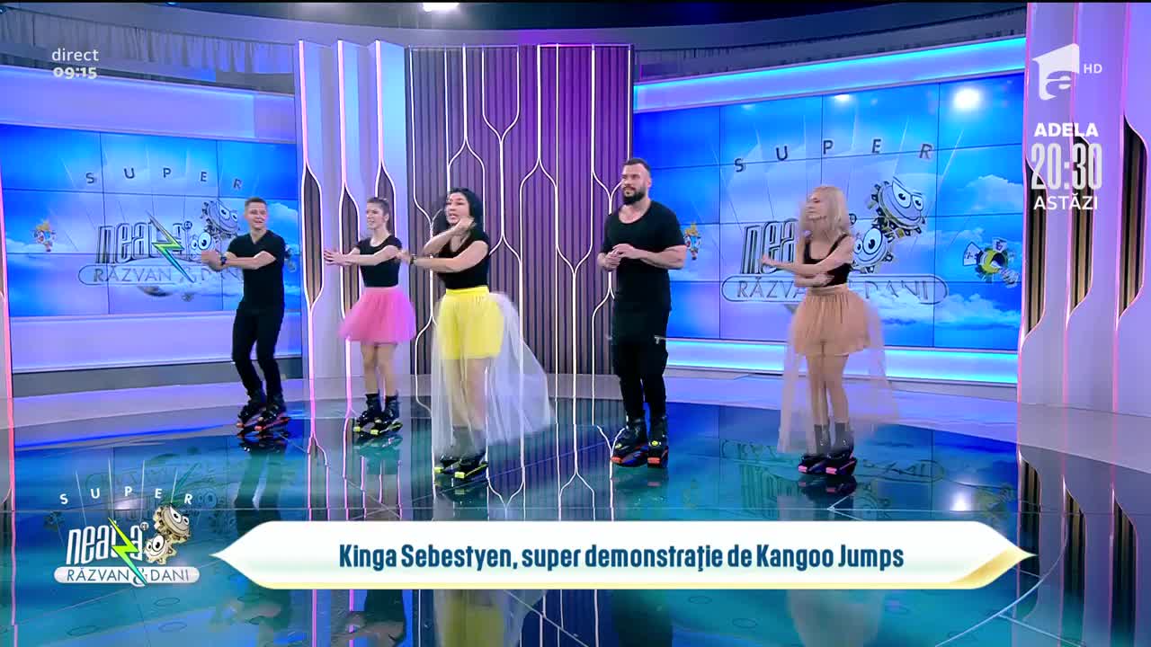 Kinga Sebestyen, super demonstrație de Kangoo Jumps