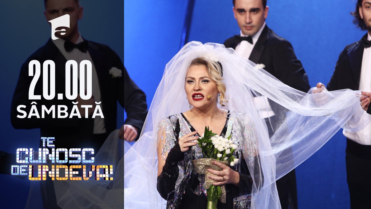 Mirela Vaida se transformă în Madonna - "Material Girl", la Te cunosc de undeva!