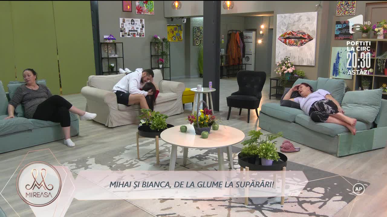 Mihai și Bianca, de la glume la supărări!