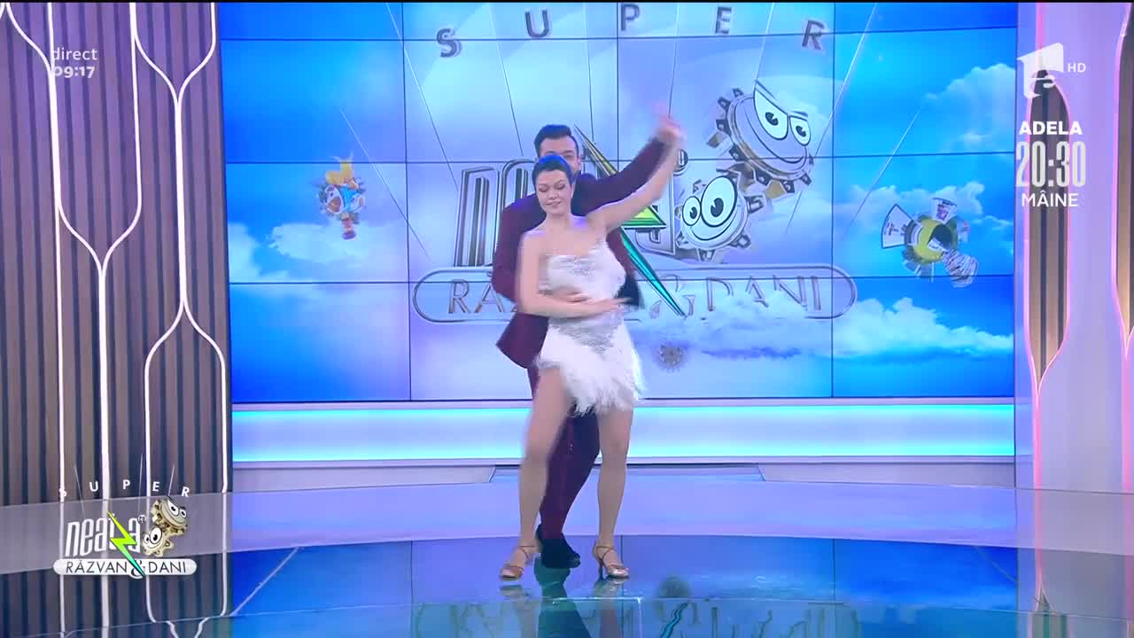 Magdalena Chihaia și Daniel Tănase, super demonstrație de bachata, &icirc;n direct, la Neatza!