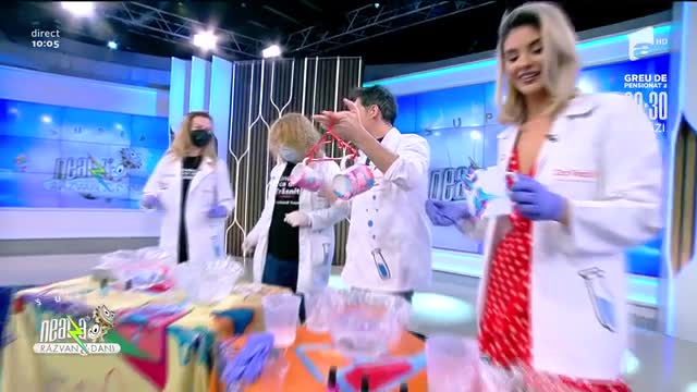 Demonstrație de solubilitate, &icirc;n direct, la Neatza