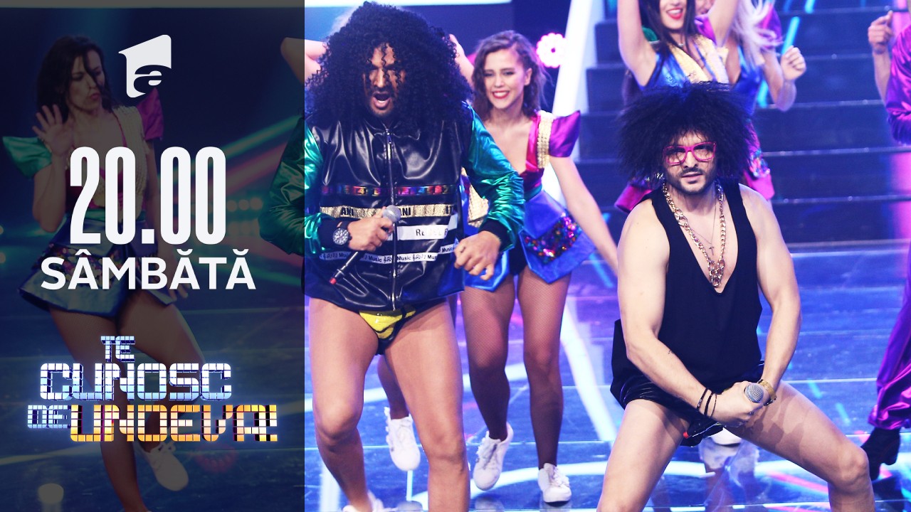 Liviu Vârciu și Andrei Ștefănescu se transformă în LMFAO - "Sexy and I Know It", la Te cunosc de undeva!