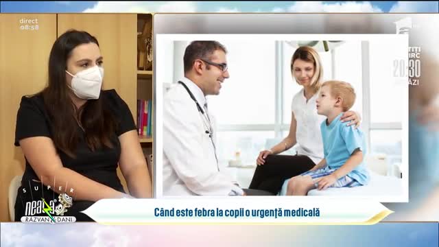 Când este febra la copii o urgență medicală