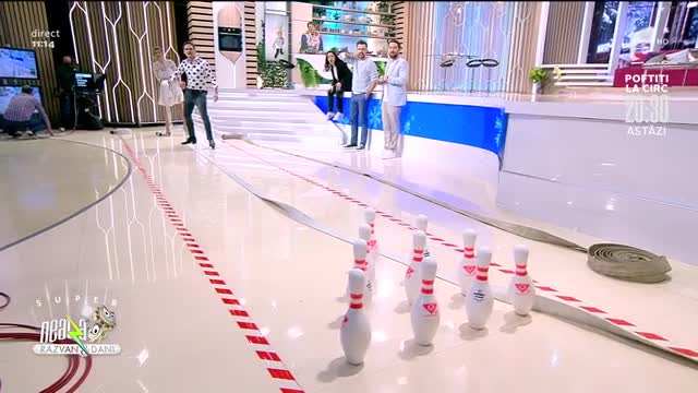 Bowling cu furtunul de pompieri, provocarea de la Neatza cu Răzvan și Dani