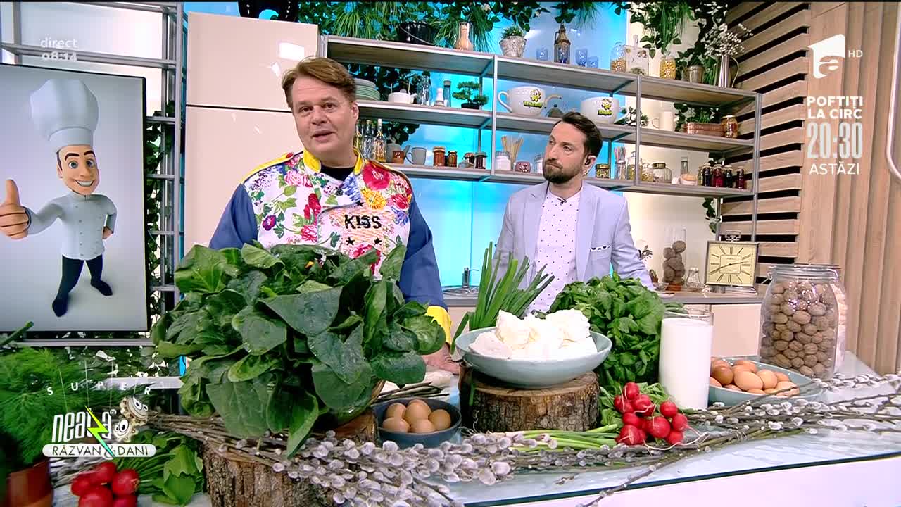 Plăcintă cu br&acirc;nză și spanac, rețeta lui Vlăduț de la Neatza cu Răzvan şi Dani