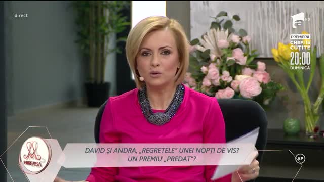 Alexandru și Andreea, discuții &icirc;nainte de seara petrecută &icirc;ntr-un dormitor matrimonial: M-am simțit obligată!
