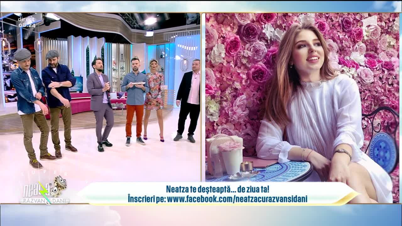 Neatza cu Răzvan și Dani te deșteaptă... de ziua ta! La mulți ani, Monica!