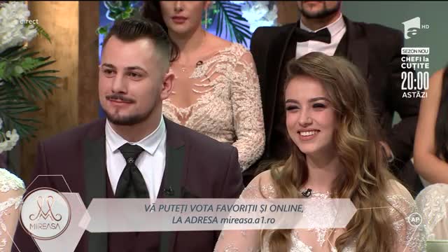 Andreea și Alexandru, dragoste de poveste. Ea s-a &icirc;nscris &icirc;n emisiunea Mireasa pentru el!