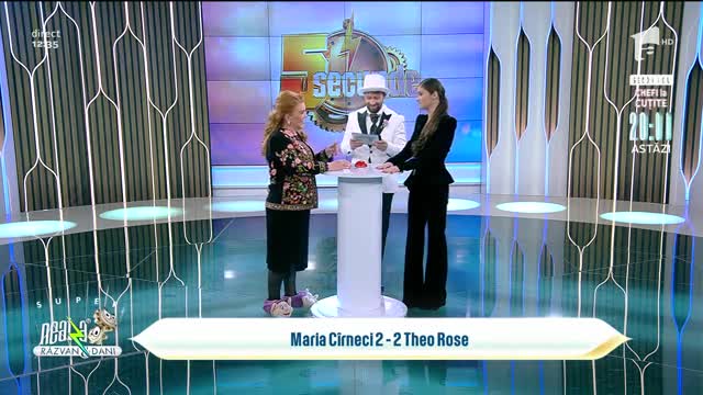Provocare distractivă cu &icirc;ntrebări despre nuntă. Theo Rose vs. Maria C&icirc;rneci