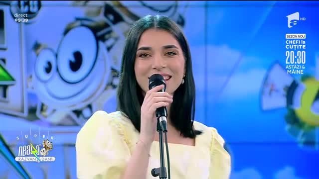 Alexandra Ușurelu c&acirc;ntă piesa Iubește-mă și-o să ne-ajungă, la Neatza cu Răzvan și Dani