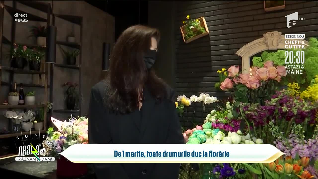 De 1 Martie, toate drumurile duc la florărie! Bărbații cumpără cele mai frumoase buchete de flori pentru persoanele iubite