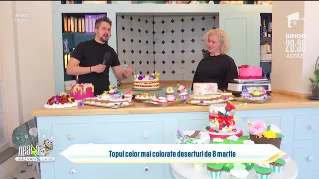 Topul celor mai colorate deserturi de 8 martie