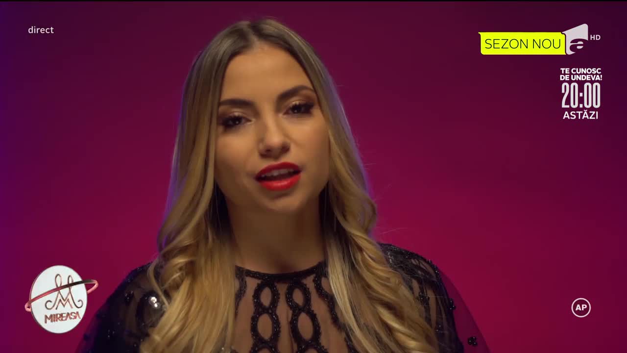 Alina a venit tocmai din Italia ca să-și &icirc;nt&acirc;lnească sufletul pereche, la Mireasa