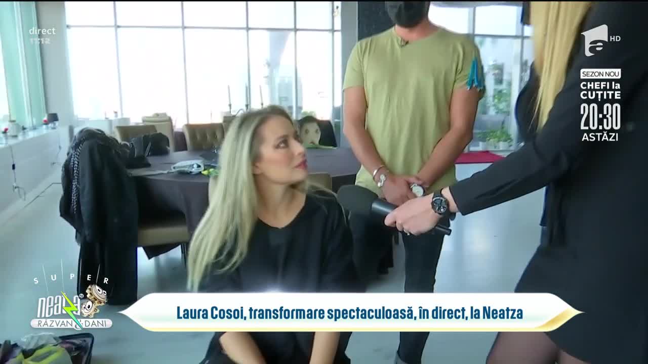 Laura Cosoi, transformare spectaculoasă, &icirc;n direct, la Neatza