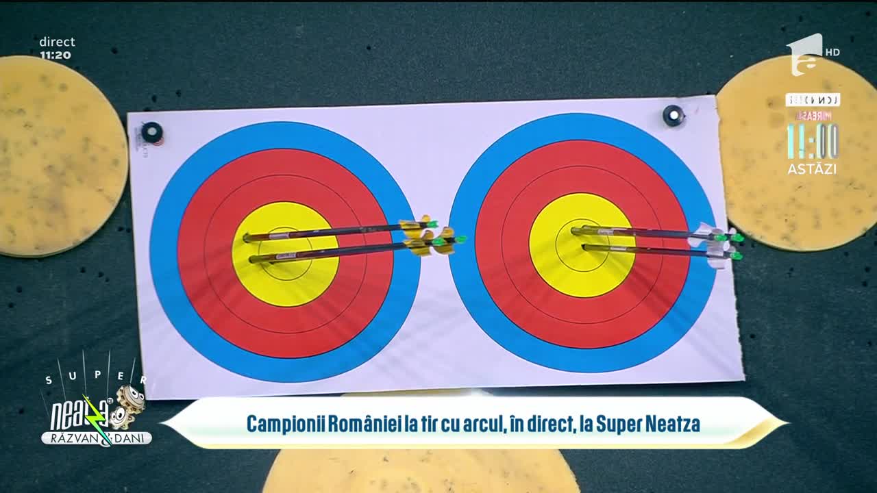 Campionii Rom&acirc;niei la tir cu arcul, &icirc;n direct, la Super Neatza