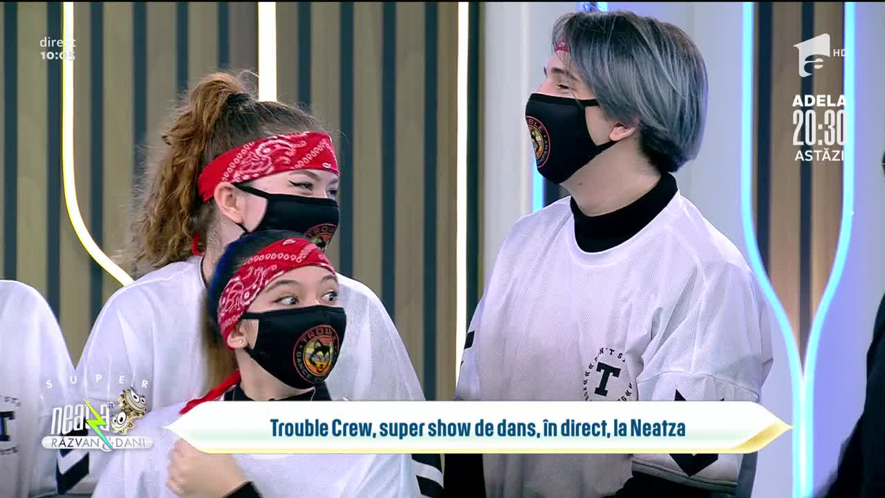 Trouble Crew, super show de dans, &icirc;n direct, la Neatza