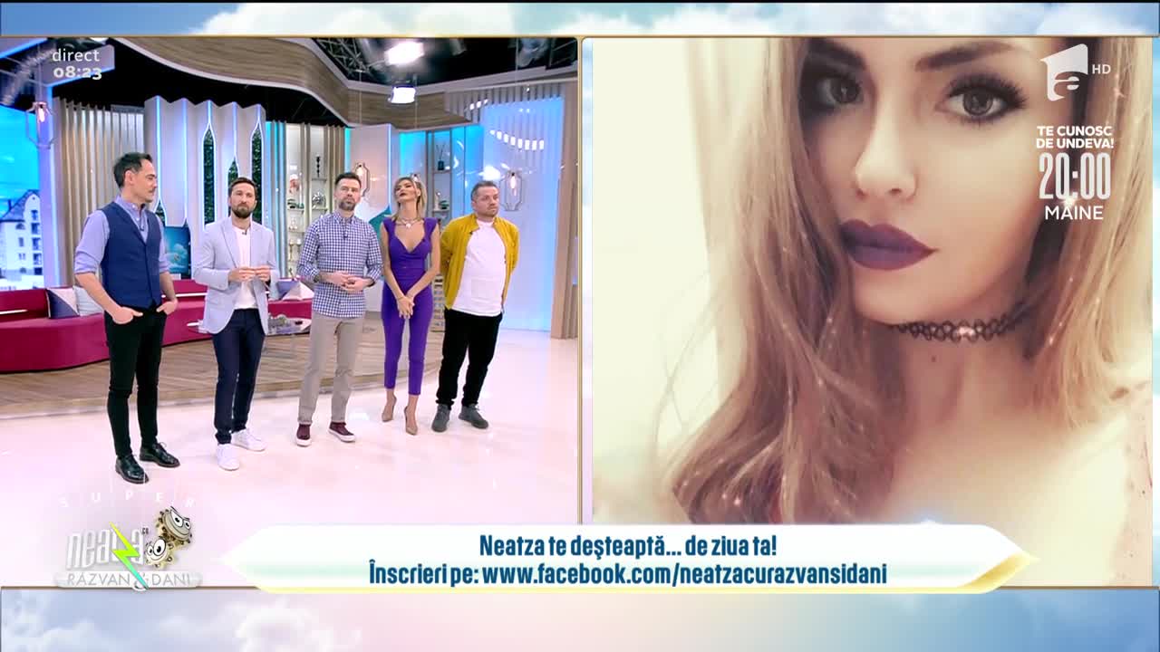 Neatza cu Răzvan și Dani te deșteaptă... de ziua ta! La mulți ani, Adelina!