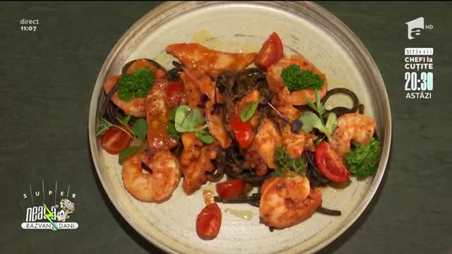 Rețetă delicioasă de paste cu fructe de mare
