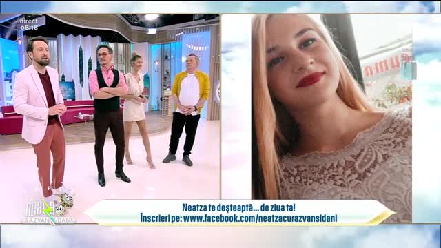 Neatza cu Răzvan și Dani te deșteaptă... de ziua ta! La mulți ani, Denisa!