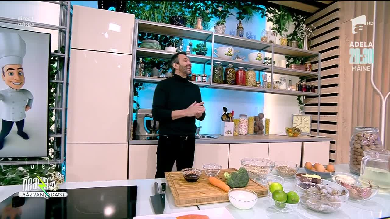 Salată de linte și risotto de arpacaș, rețetele de la Neatza a lui chef Nicolai Tand