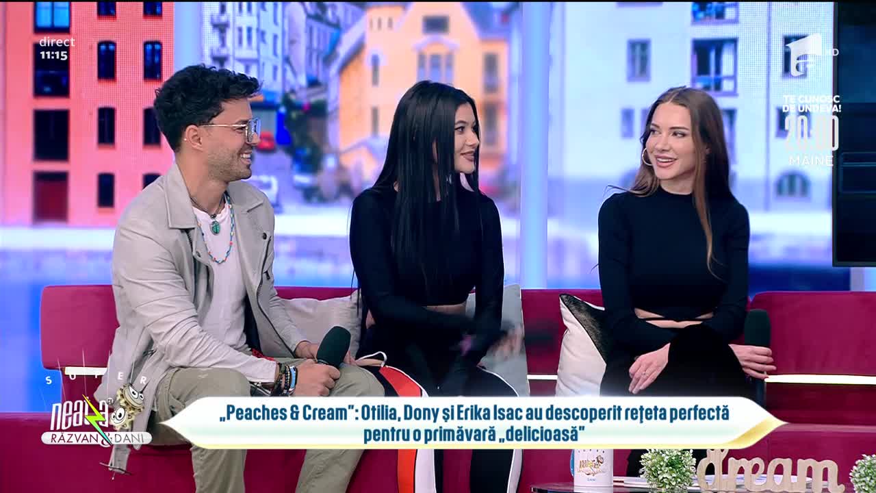 Otillia, Dony și Erika au lansat melodia &rdquo;Peaches & Cream&rdquo;