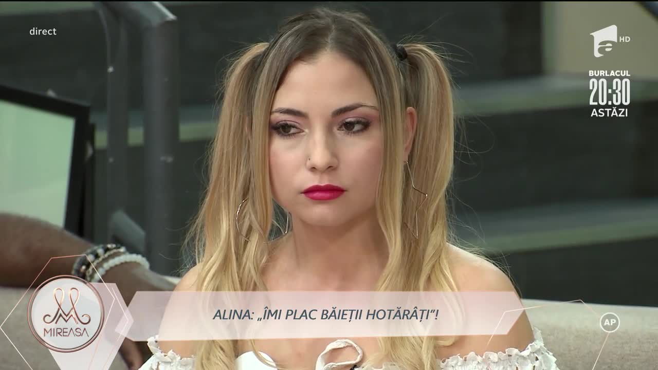 Alina, cină tensionată cu băieții din casa Mireasa: Sunt dezamăgită de voi!