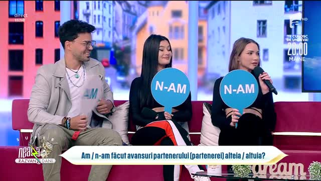 &Icirc;ntrebări și răspunsuri inedite. Provocarea Am/N-am... cu Otillia, Dony și Erika