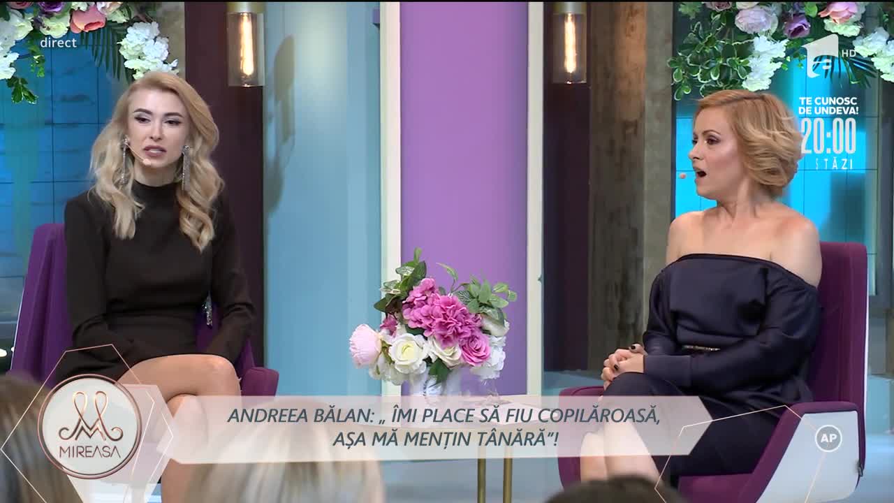 Andreea Bălan, dezvăluiri despre noua relație &icirc;n gala Mireasa