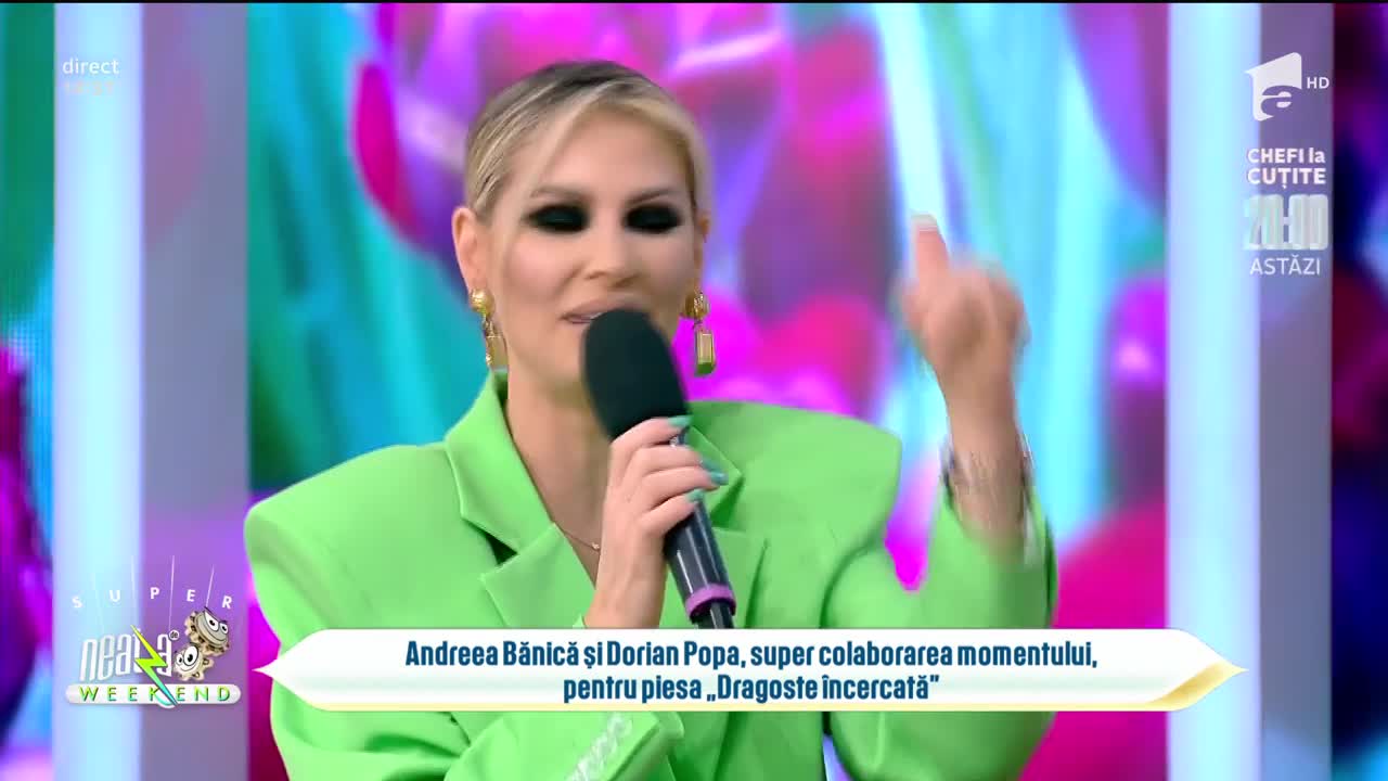 Super colaborare! Andreea Bănică și Dorian Popa au lansat melodia &rdquo;Dragoste &icirc;ncercată&rdquo;